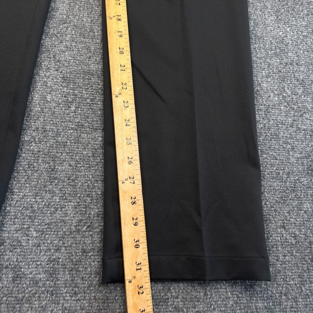 Greg Norman Pleated Chino Pants Mens Size 34x32 Black‎ Casual Golf Slacks - Picture 7 of 10